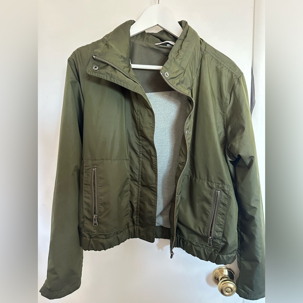 Military green Athleta jacket